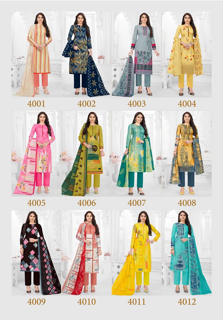 Mangal Shree Pashmina 4 Cotton Printed Casual Daily Wear Dress Material Collection